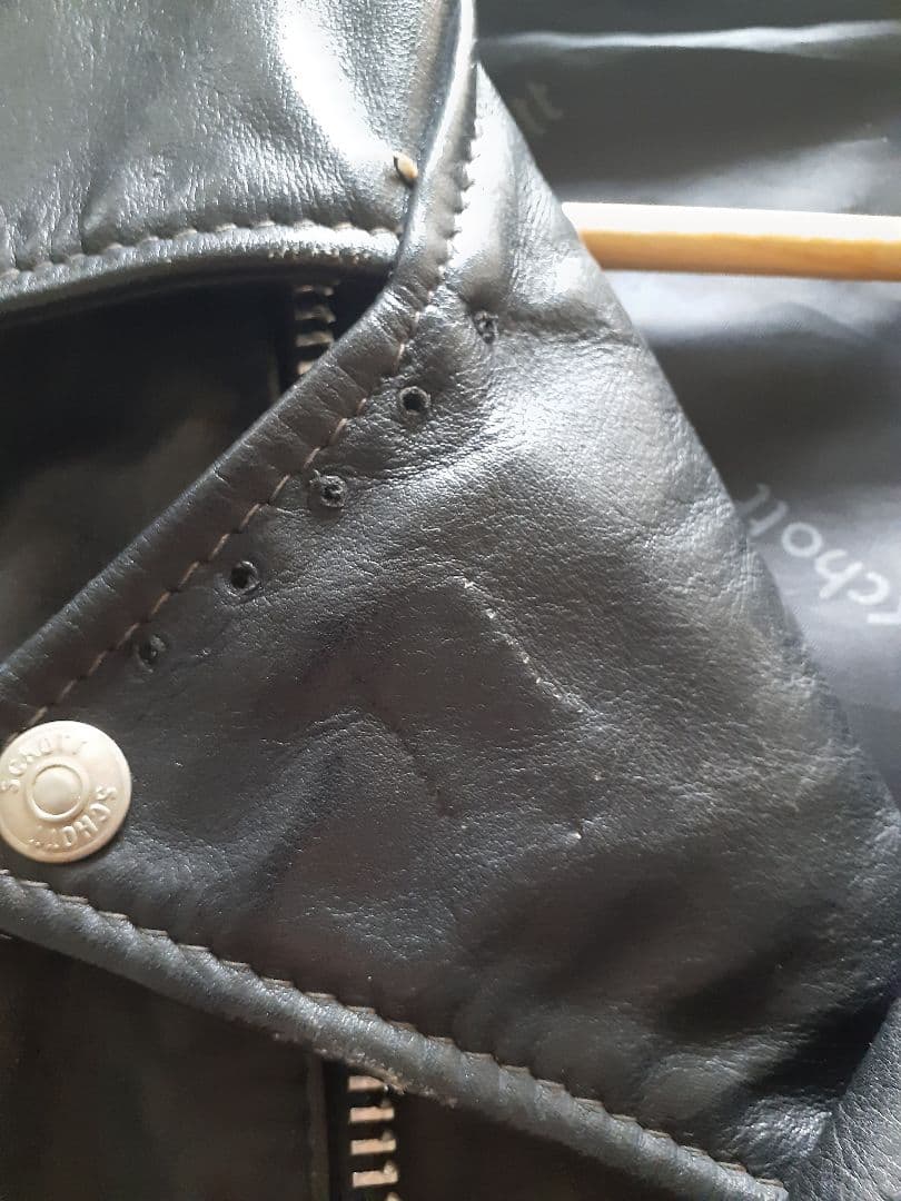 希少 Schott 125 ダブルライダース ブラック　40