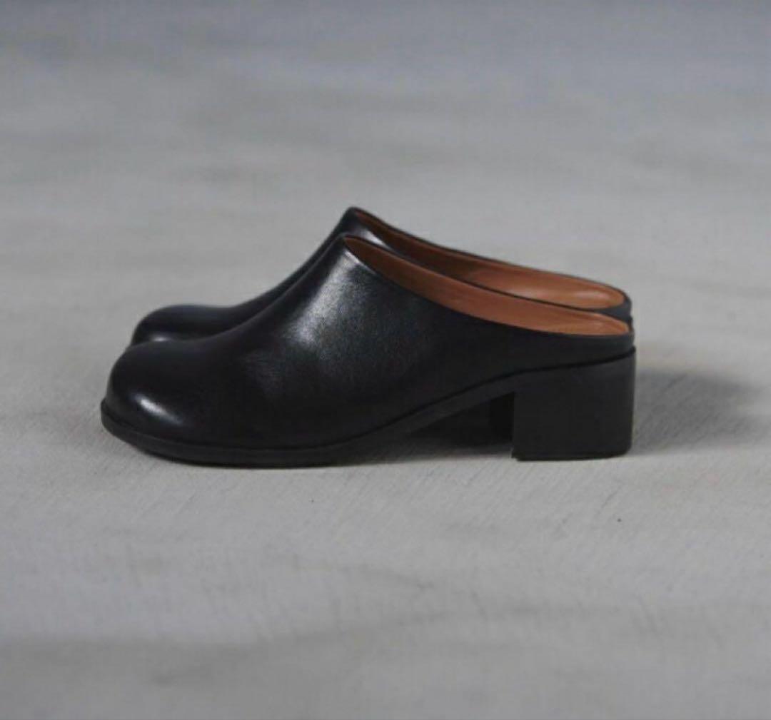 箱あり anuke Ecoleather Heel Slip-ons 36