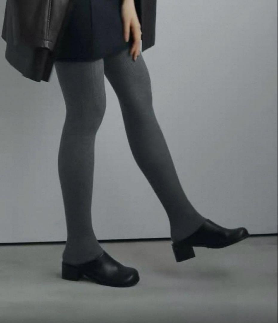 箱あり anuke Ecoleather Heel Slip-ons 36