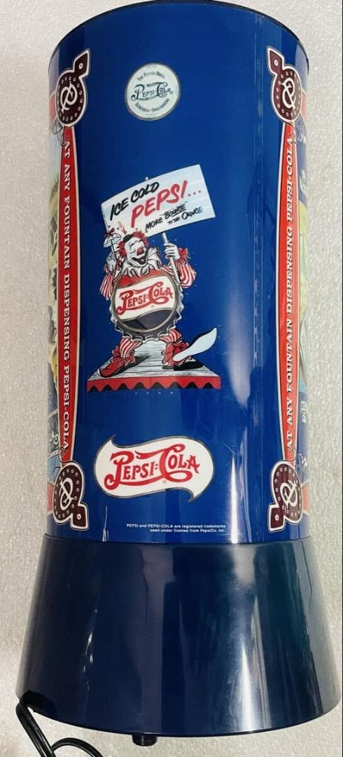 PEPSI アンティーク ペプシ コーラ ロータリングアートランプ 動作確認済み