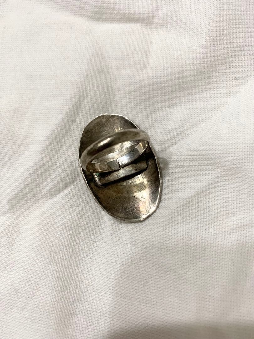are you diffrent シルバー ハンマーフィニッシュ オーバルリング