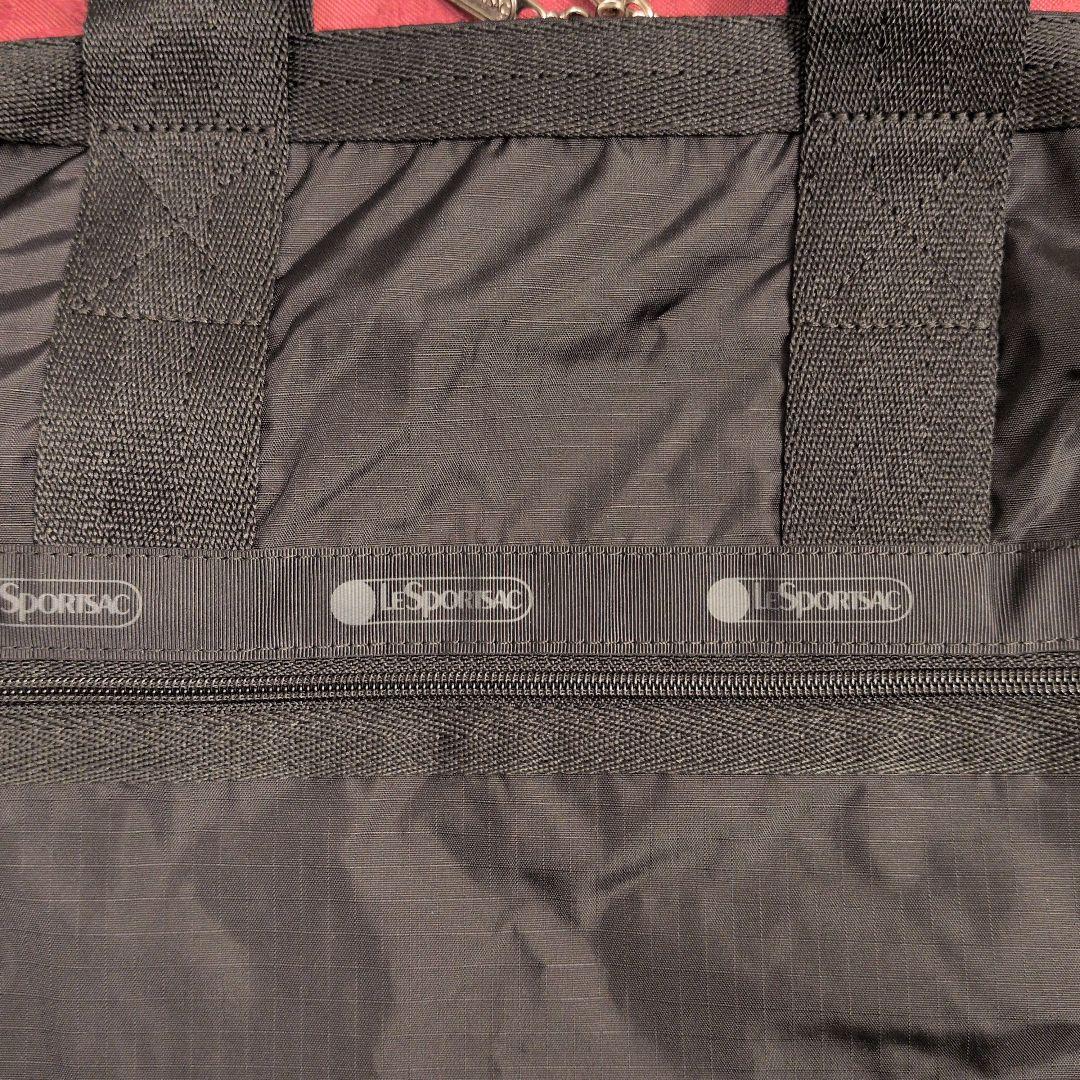 LESPORTSAC ブラックボストンバッグ
