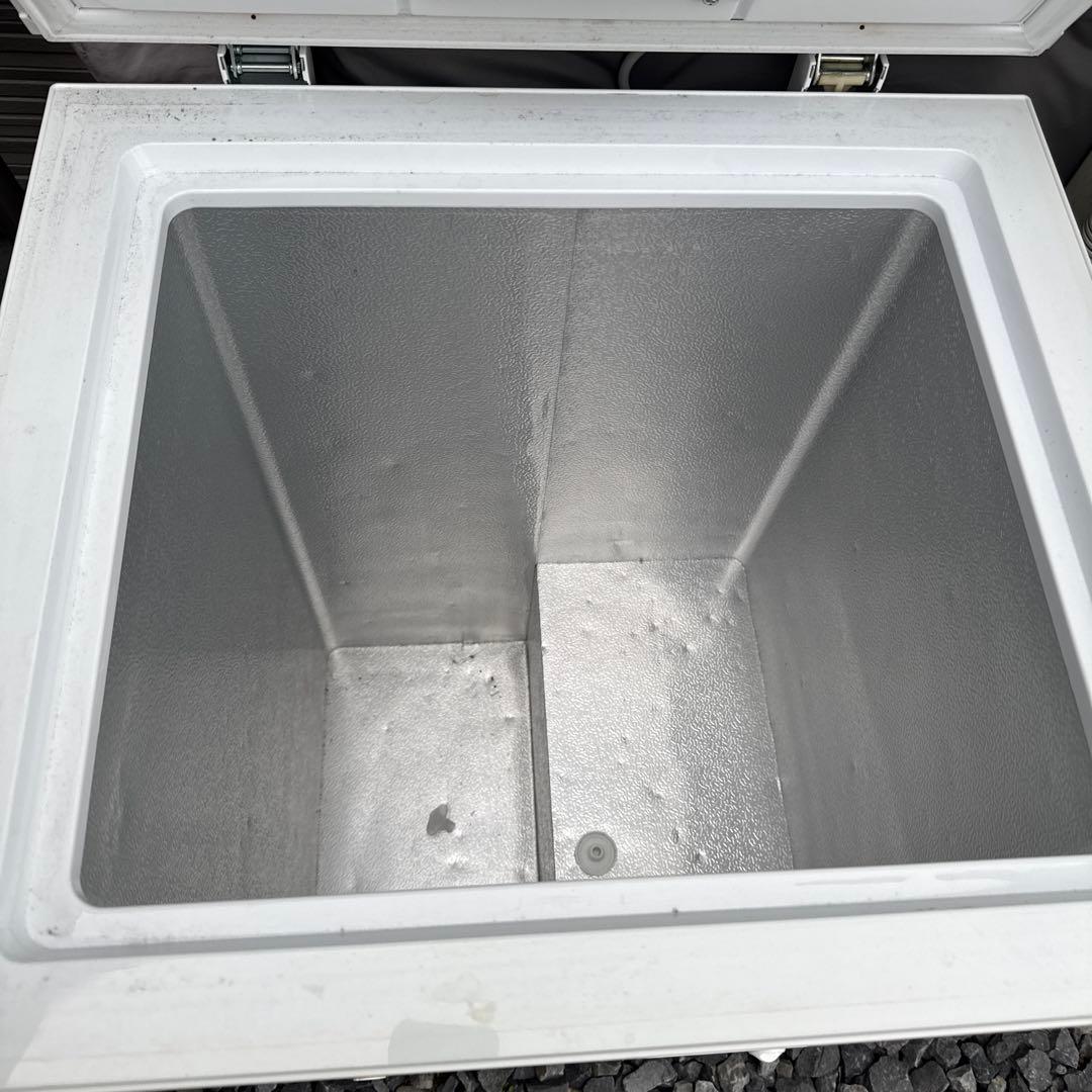 IRISOHYAMA アイリスオーヤマ　ホワイト 冷凍庫 温度調整