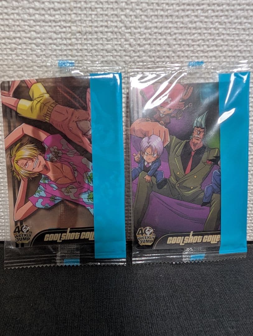 未開封ジャンプ40周年　ドラゴンボール✖️ワンピース　ウエハースカード