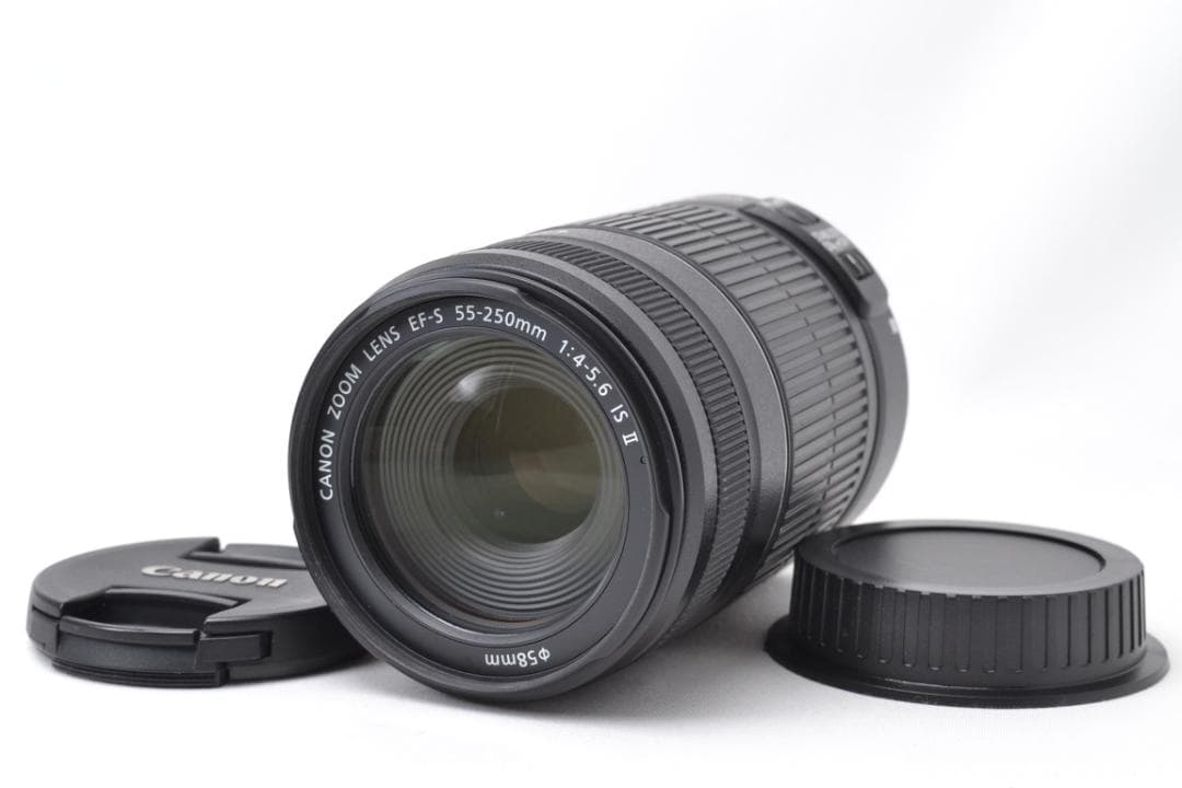 キャノン　Canon EF-S 55-250mm IS Ⅱ 望遠レンズ