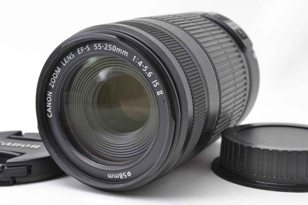 キャノン　Canon EF-S 55-250mm IS Ⅱ 望遠レンズ