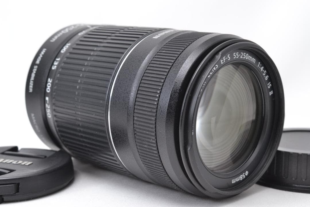 キャノン　Canon EF-S 55-250mm IS Ⅱ 望遠レンズ