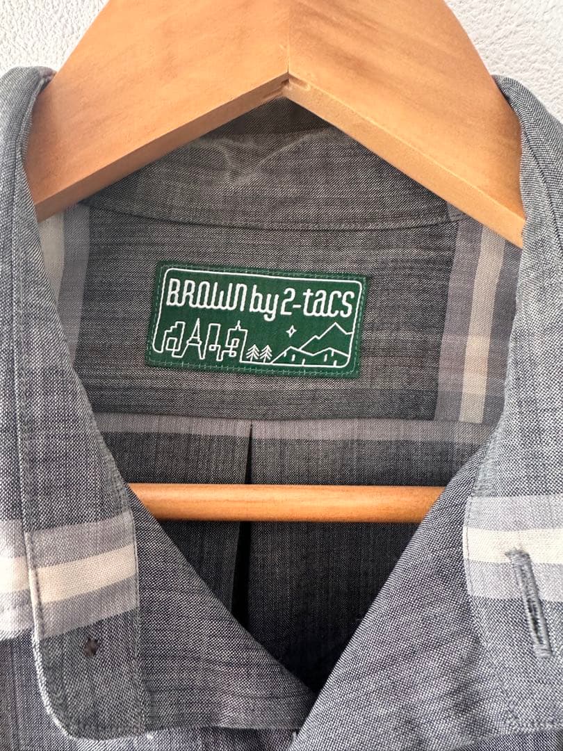 brown by 2-tacs Regular collar Lサイズ