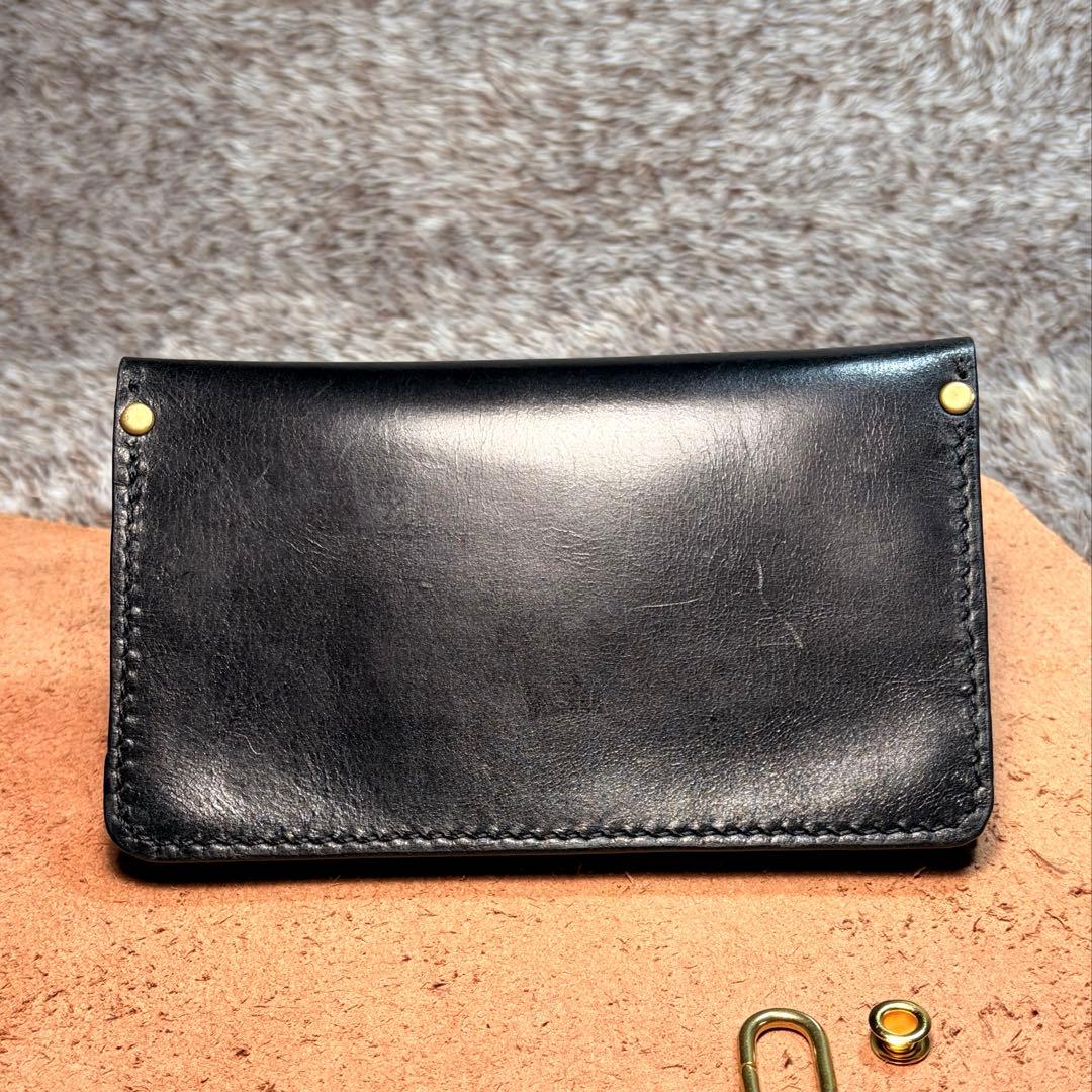 ミドルトラッカーウォレット3層.スムース革