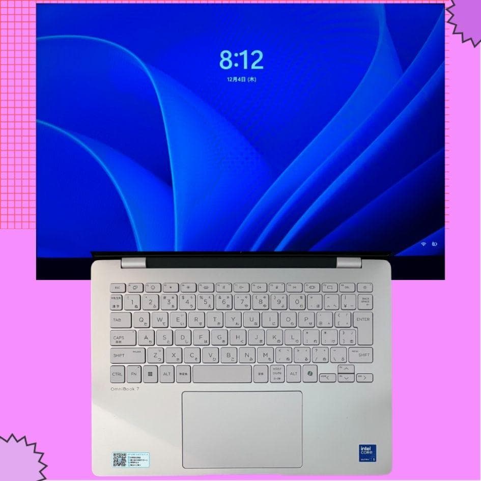 【美品】HP OmniBook 7 14inc/Core Ultra5/16GB