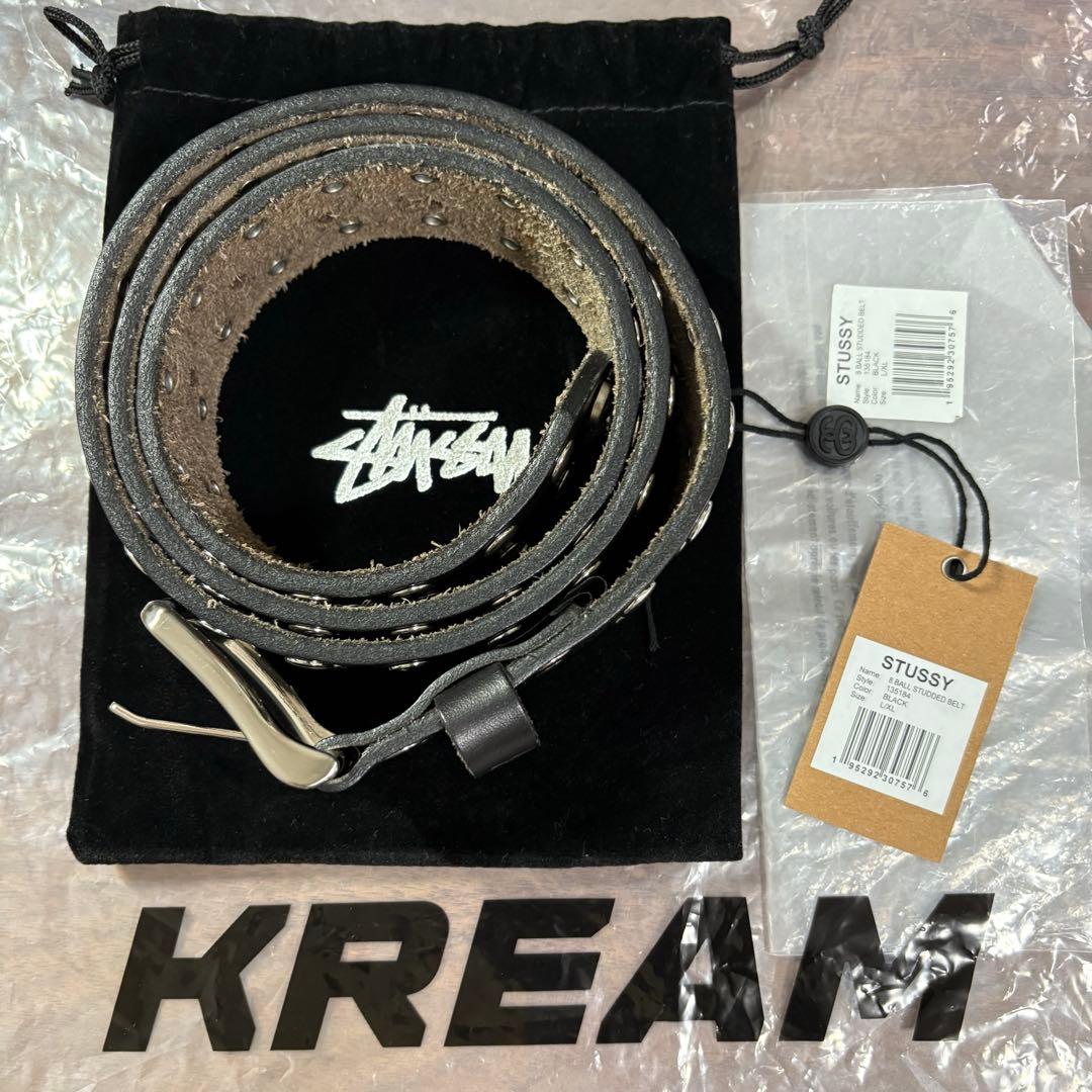 ステューシー スタッズベルトStussy 8 BALL STUDDED BELT