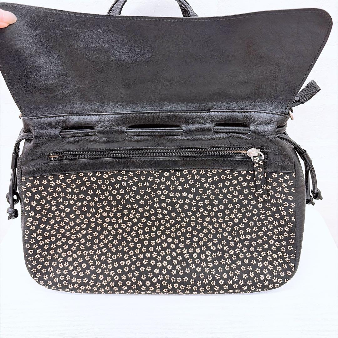 【shino】印傳 バッグ ショルダーバッグ ハンドバッグ 2WAY 柄