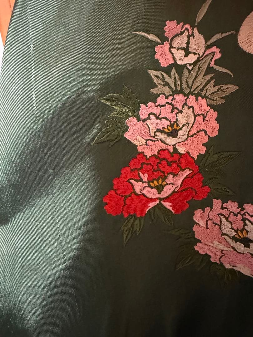 cropped heads スカジャン　芸者　虎　リバーシブル　Lサイズ