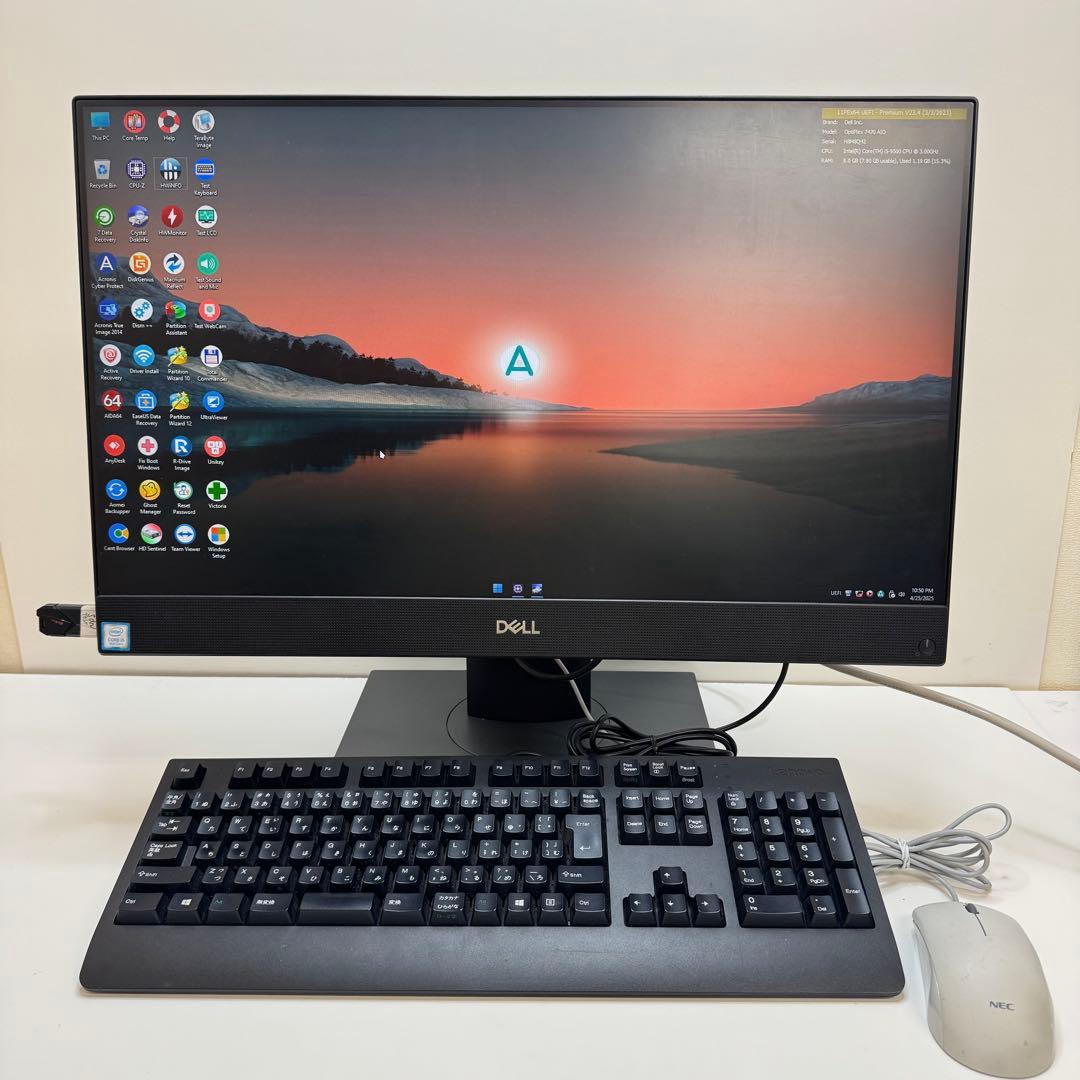 Dell Optiplex 7470 AIO 23.3型 i5-9500 8GB