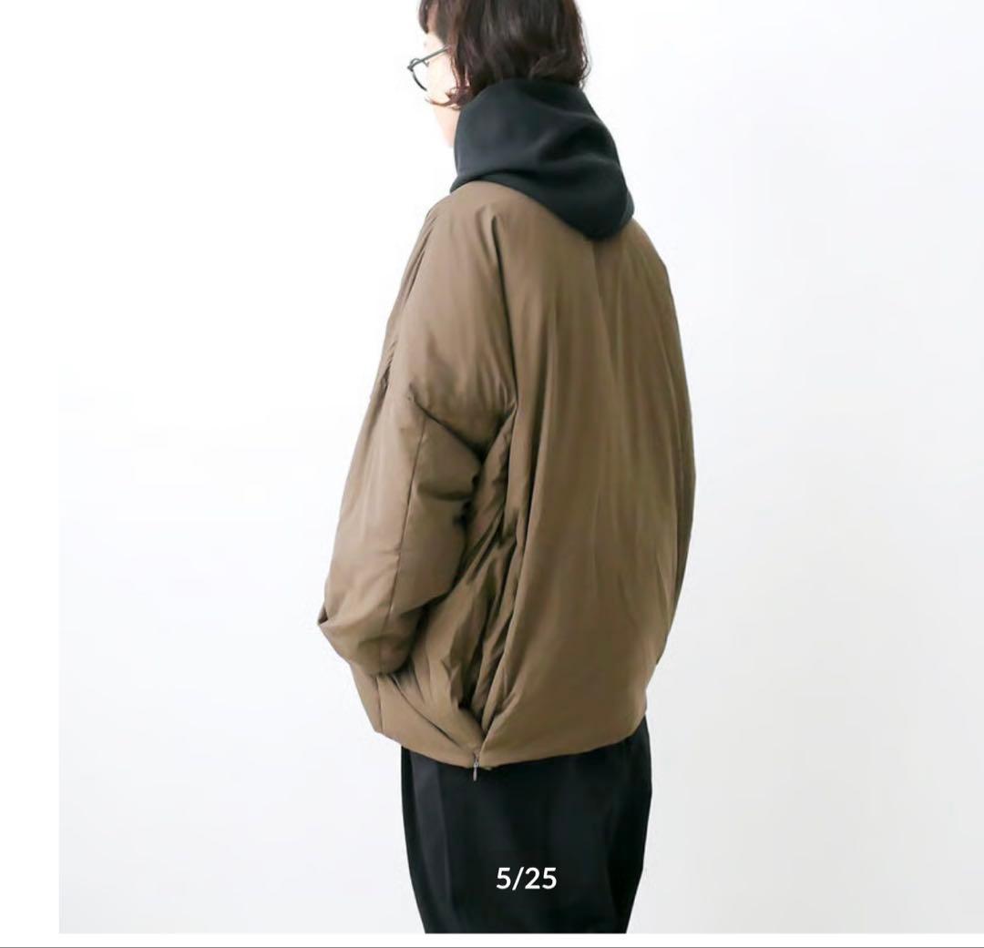 The Loft labo ノーカラーオーバーダウンジャケット