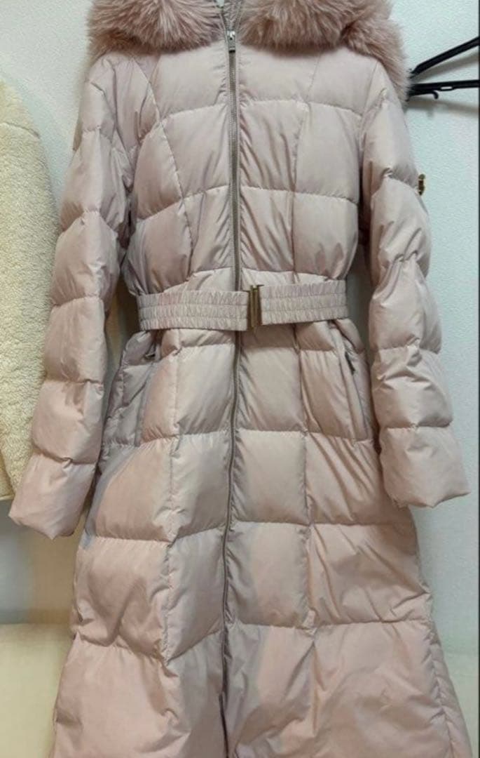 スタイルアップフレンチダウンロングコート snidel 0 ピンク