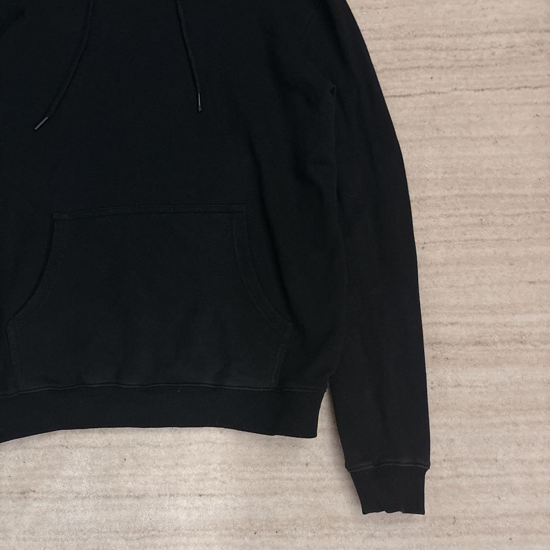 希少 BLVCK PARIS ロゴ刺繍 パーカー ブラックパリ 黒 S
