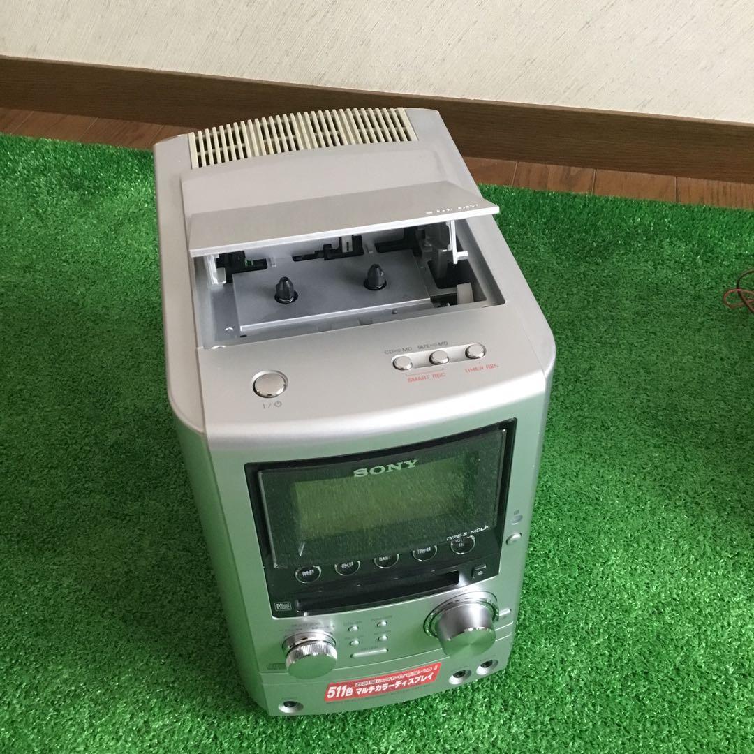 【動作確認】SONY ミニコンポ　リモコン付属