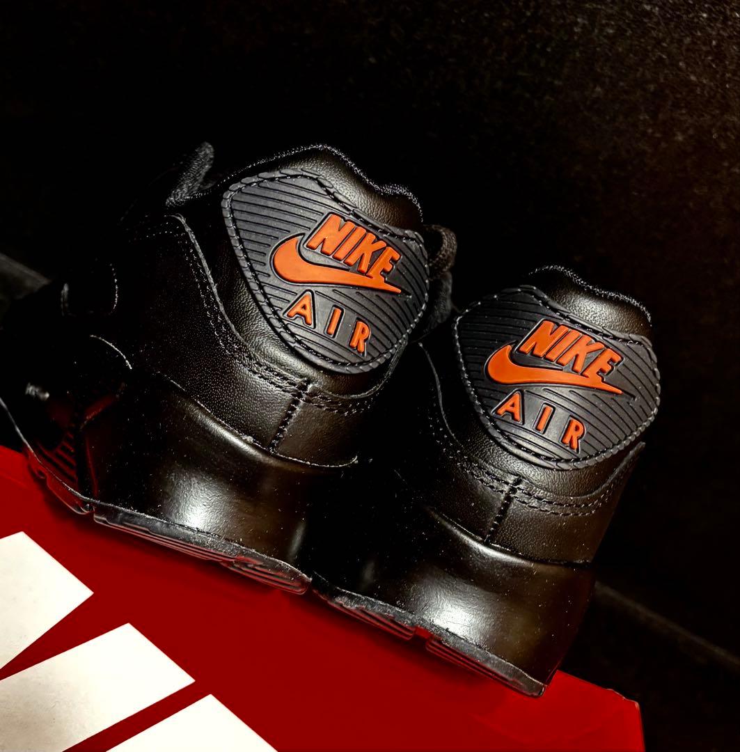 ■新品26.5cm■ナイキ エア マックス 90 ブラック/セーフティオレンジ