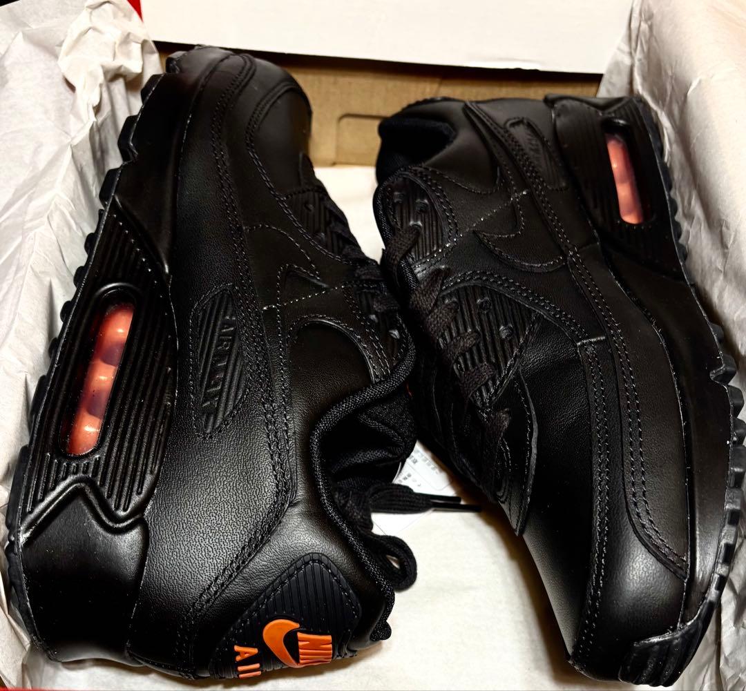 ■新品26.5cm■ナイキ エア マックス 90 ブラック/セーフティオレンジ