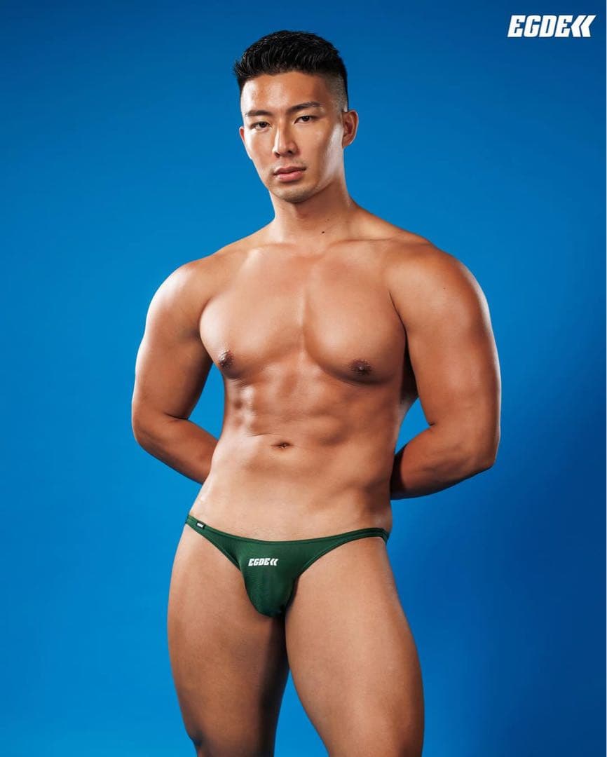 【ヒカリ】EGDE エッジ　BASIS ビキニ　ローライズ　サポーター　M