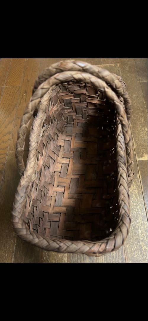 国産 筒井幸彦さんの山葡萄かごバッグ本物保証(くらし舎で購入)