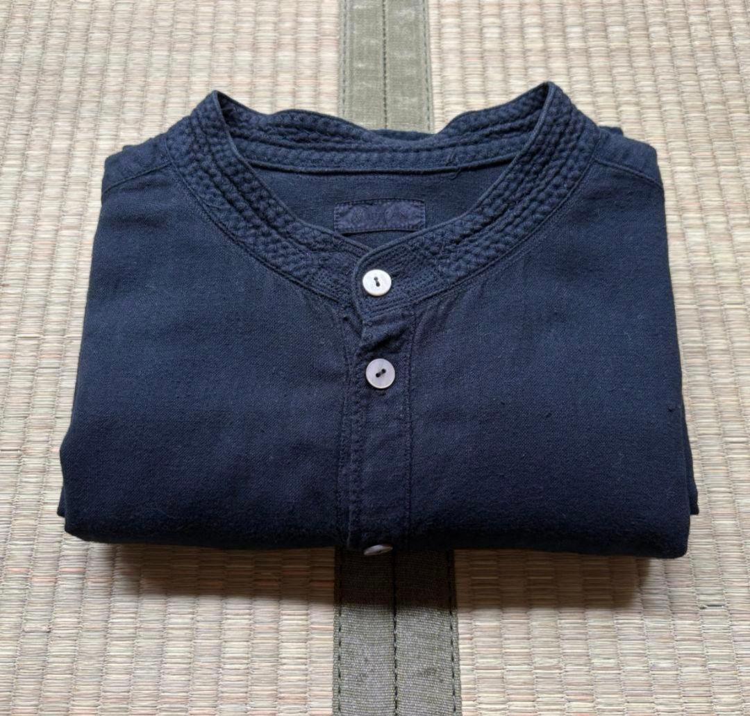 MITTAN カディシャツ2 補強 藍x阿仙 サイズ4