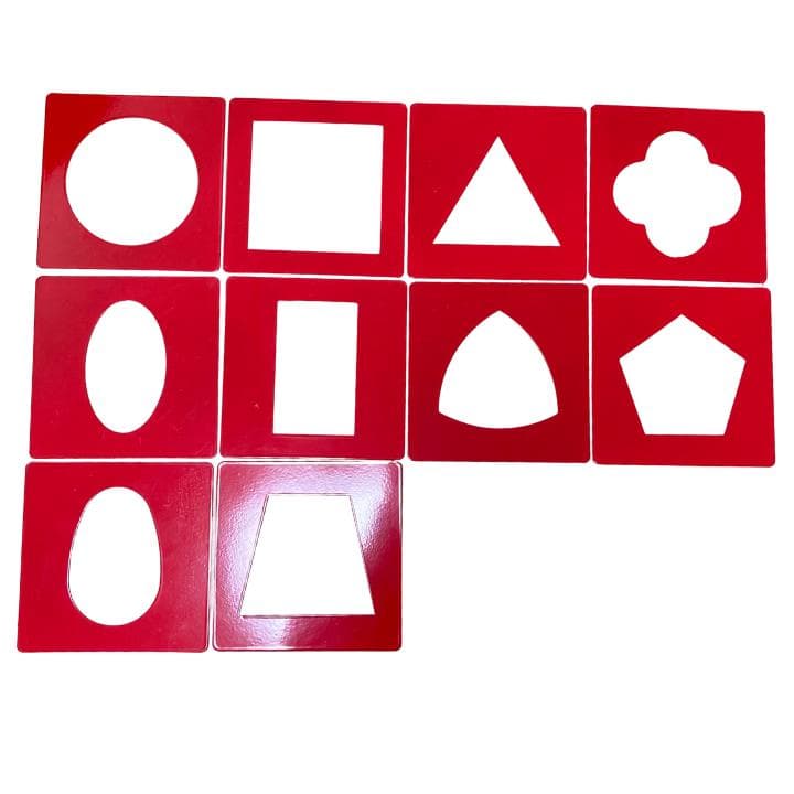 モンテッソーリ　メタルインセッツ　トレーシングトレイセット