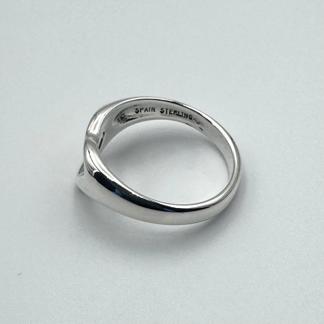 【TIFFANY&Co】鏡面仕上げ　エルサペレッティ　オープンハート リング