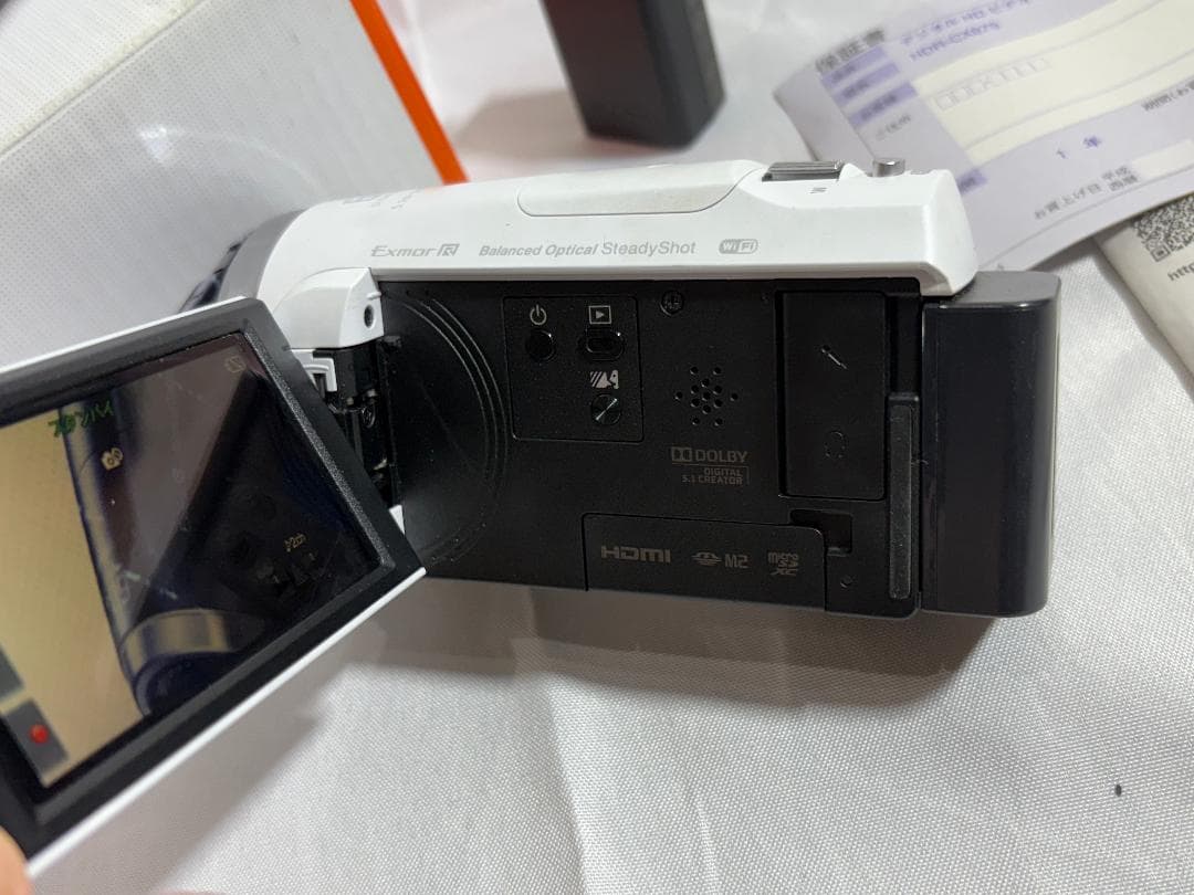 ソニー SONY HDR-CX675 HANDYCAM ビデオカメラ　補正