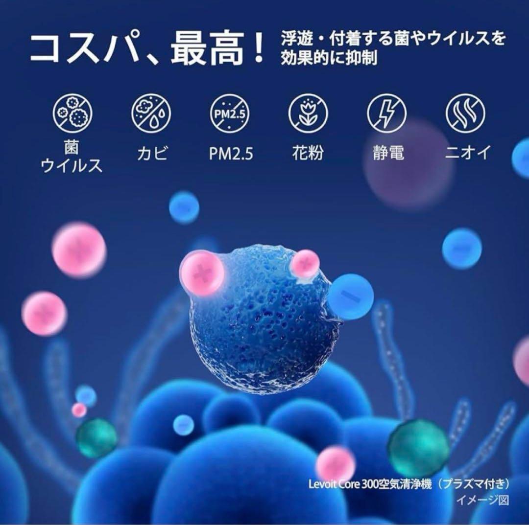 新品２セット　Levoit 空気清浄機 進級プラズマ付き Core300 Pro