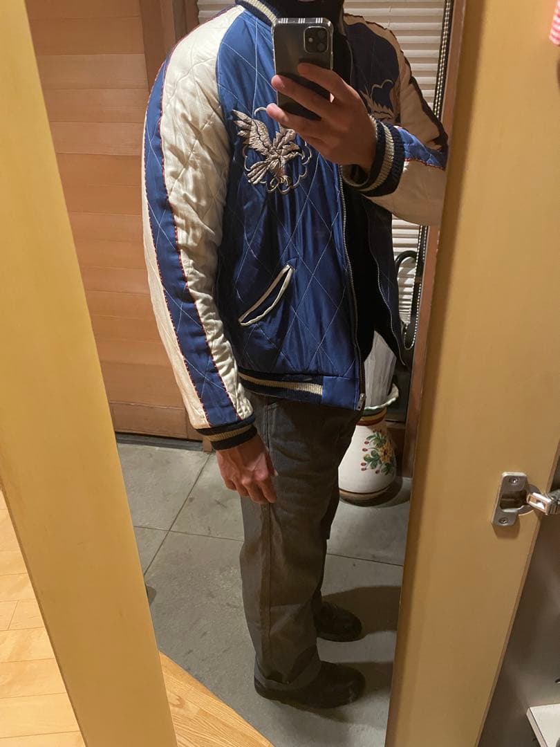 東洋　goldスカジャン　別珍　38