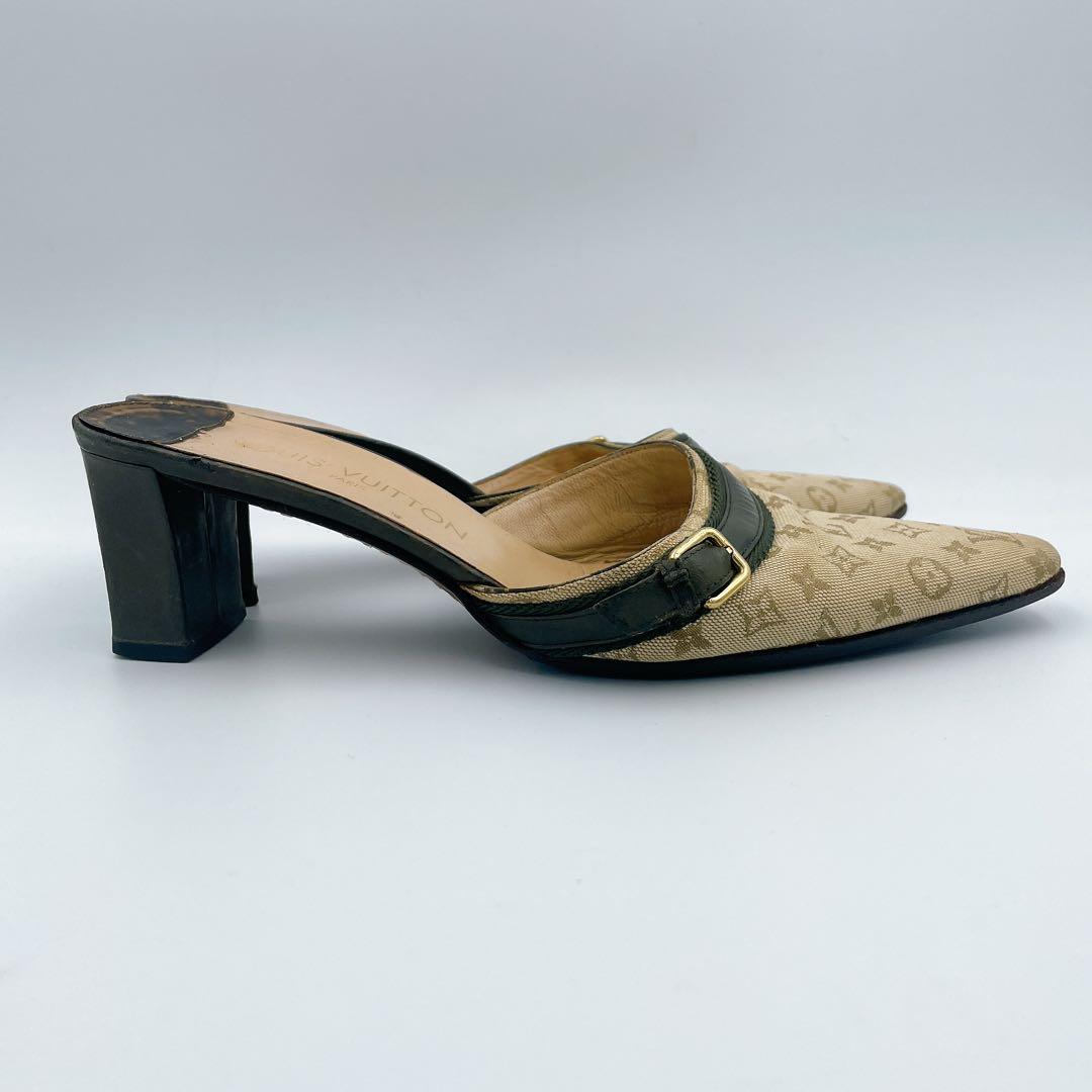 美品✨LOUIS VUITTON ルイヴィトン 靴 37 ミュール　24.0