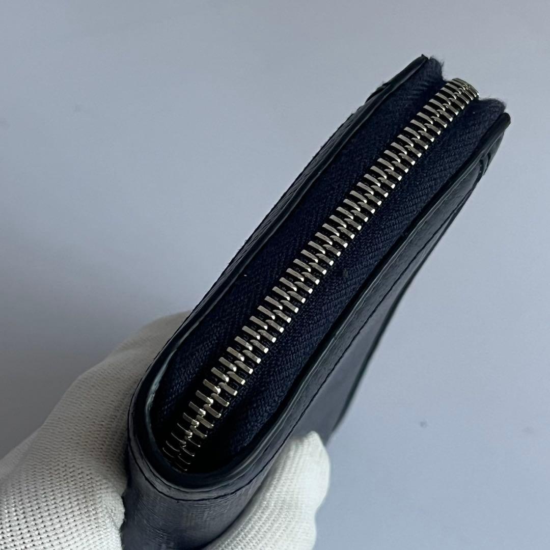 未使用級✨　GUCCI グッチ　長財布　財布　ggマーモント　ネイビー　黒