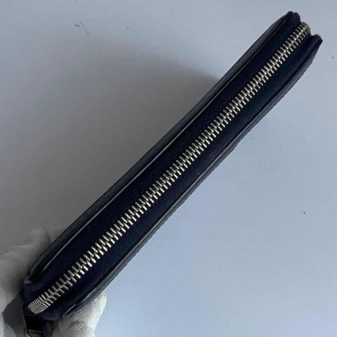 未使用級✨　GUCCI グッチ　長財布　財布　ggマーモント　ネイビー　黒