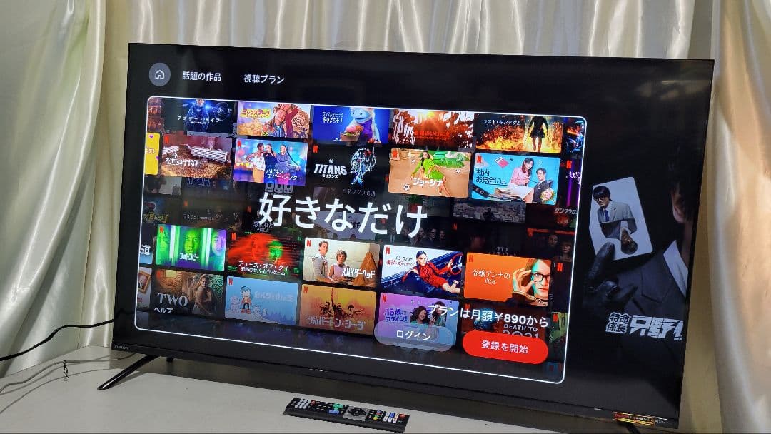 ORION 50インチ液晶画面テレビ OLS50RD10 動作品2024年