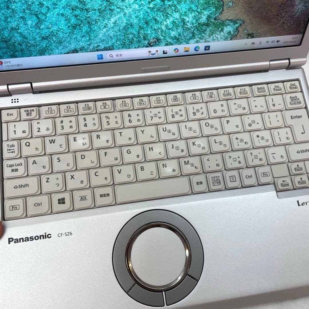 Let's note CF-SZ6 SSD256GB メモリー8GB #4