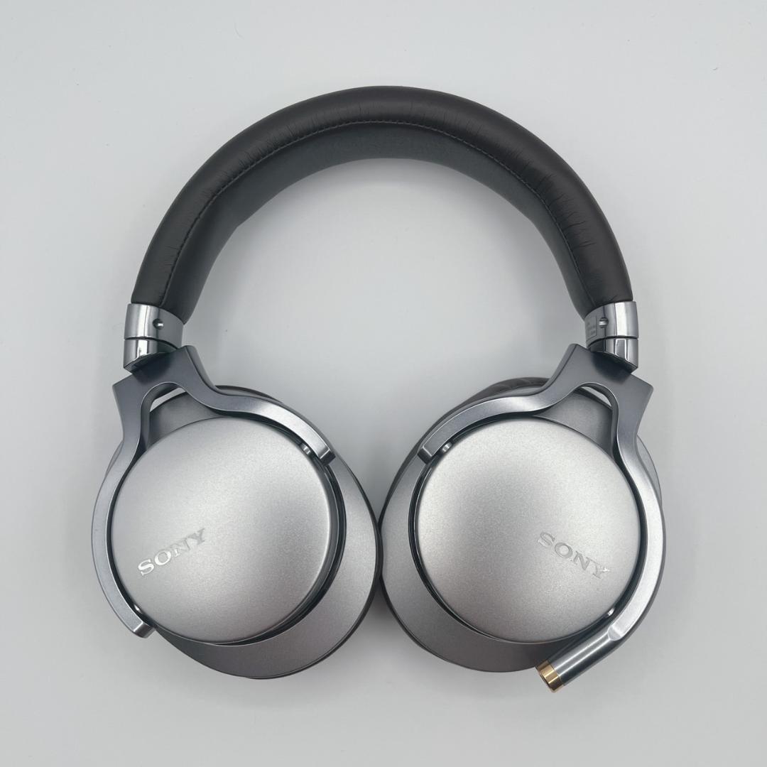 SONY MDR-1A　有線ヘッドホン　シルバー　ブラウン