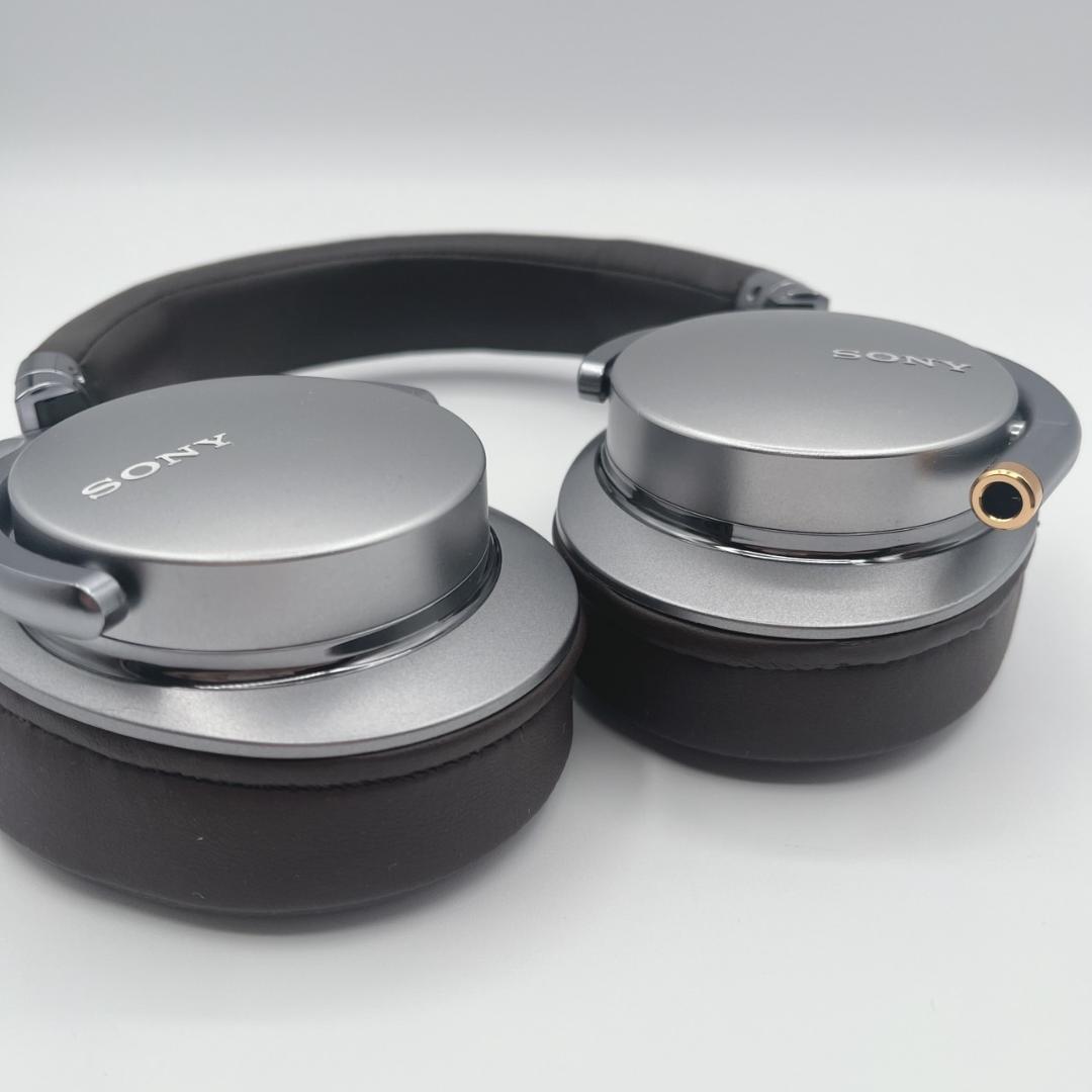 SONY MDR-1A　有線ヘッドホン　シルバー　ブラウン