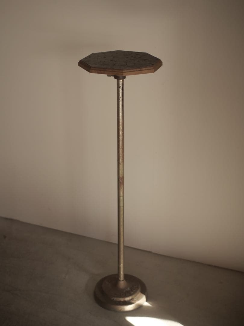 ②ハイテーブル　テーブル　机　花台　台　古家具　古道具　アンティーク　昭和レトロ