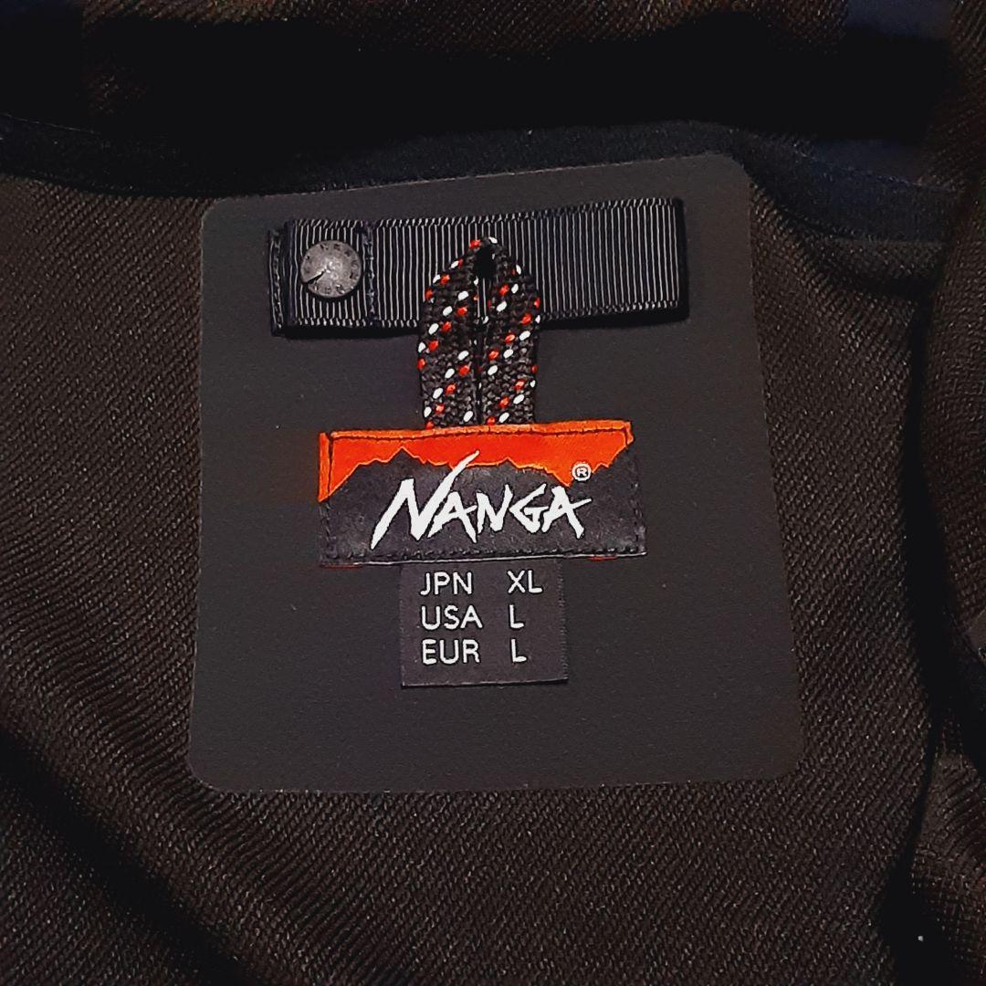 NANGA ソフト ストレッチ パーカー XL 黒 ジャケット