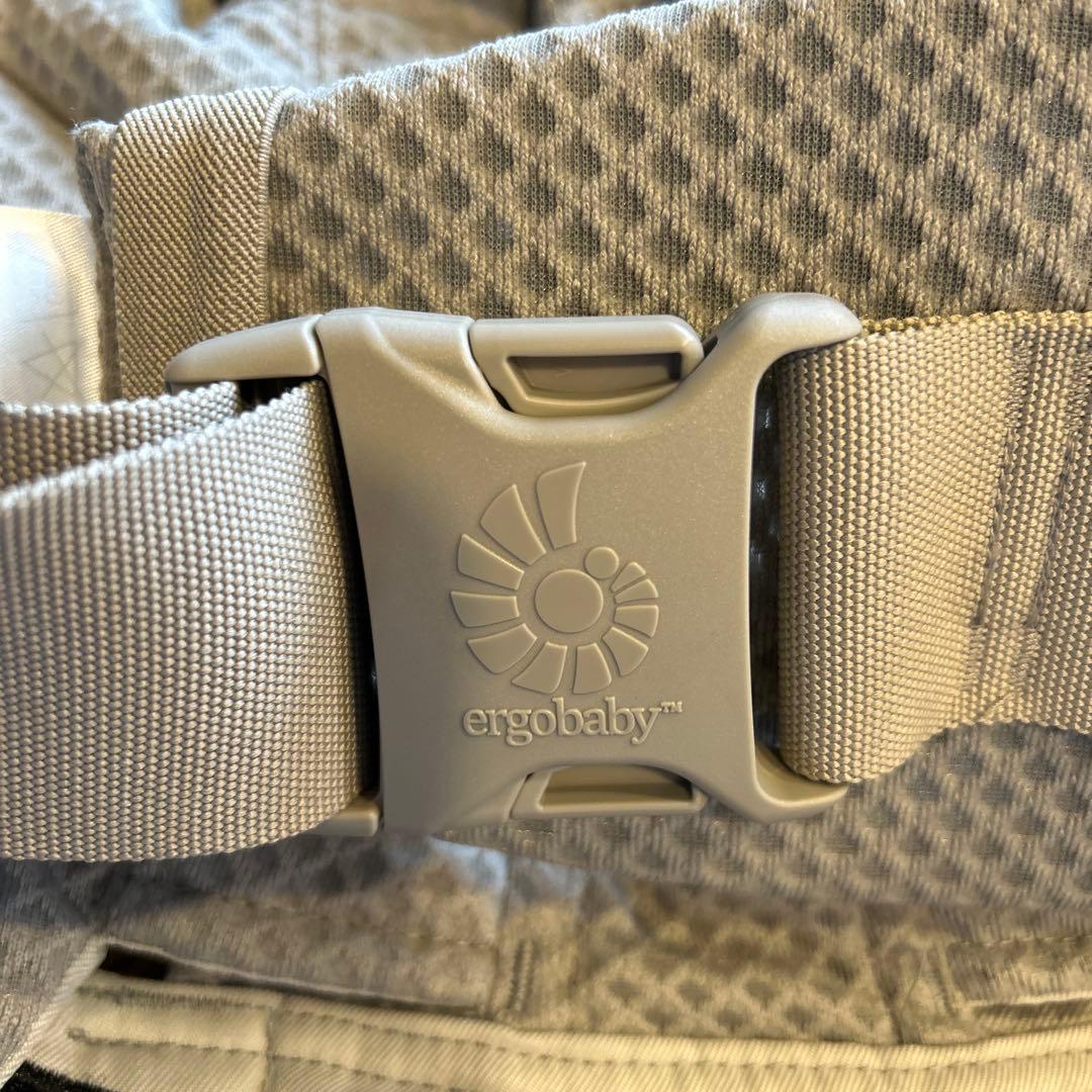 ほぼ未使用★エルゴベビー 抱っこひも グレー メッシュ