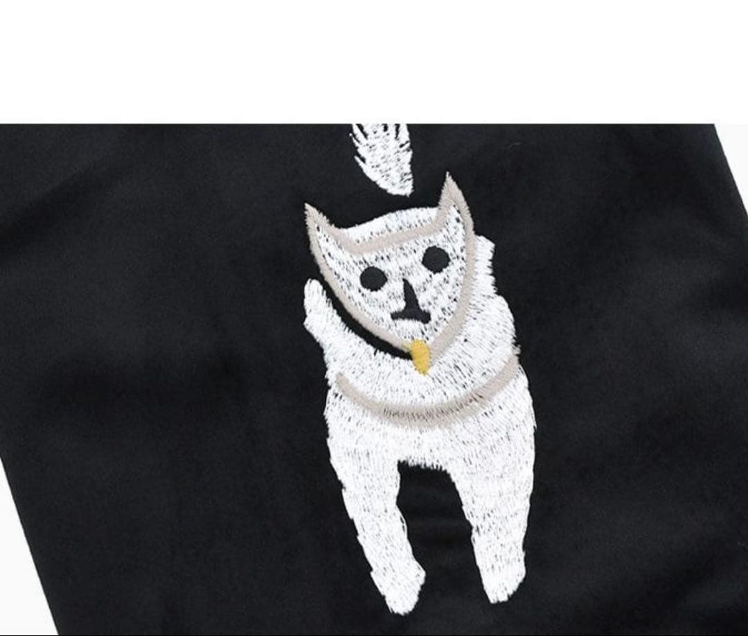 HOUSTON スカジャンメンズ アラスカ ベルベティーン スーベニア