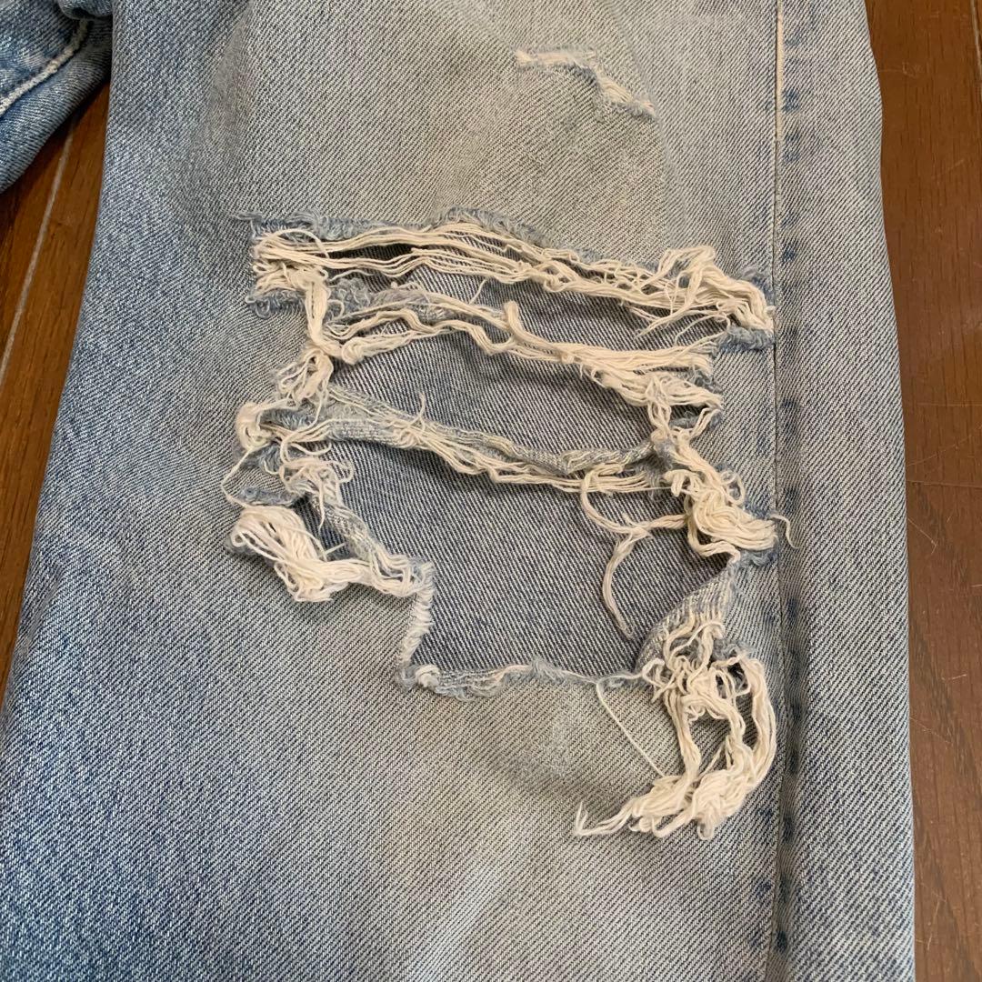 リーバイス 66後期 501 ボタン裏6 赤耳 ヴィンテージ デニム リペアなし