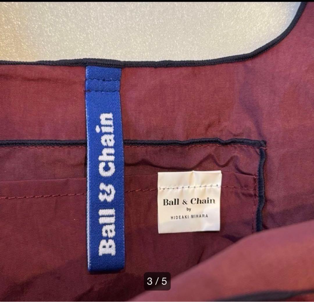 ボールアンドチェーンMサイズ 『蔦屋重三郎展』ボルドーカラー