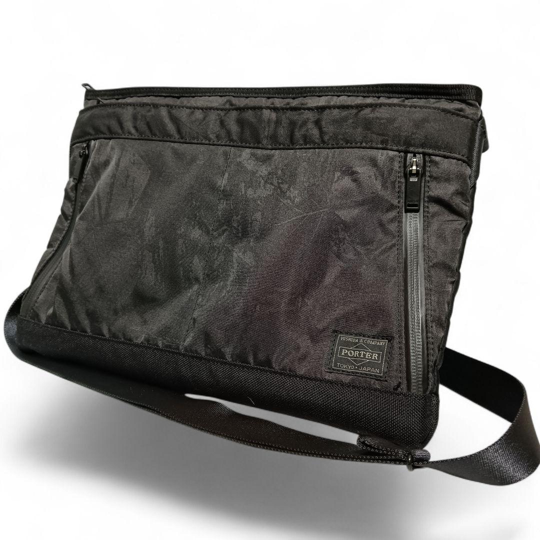 【極美品】PORTER ダークフォレスト サコッシュ ショルダーバッグ 黒