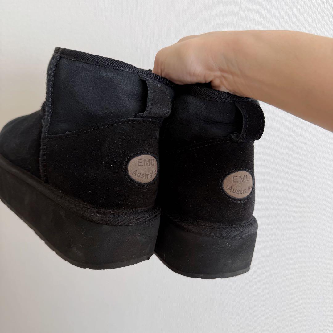 r*m様 emu エミュ♡STINGER MICRO FLATFORM ブラック