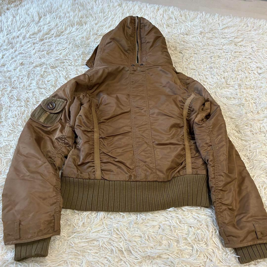 アヴィレックス N-2B ミリタリージャケット ファー M