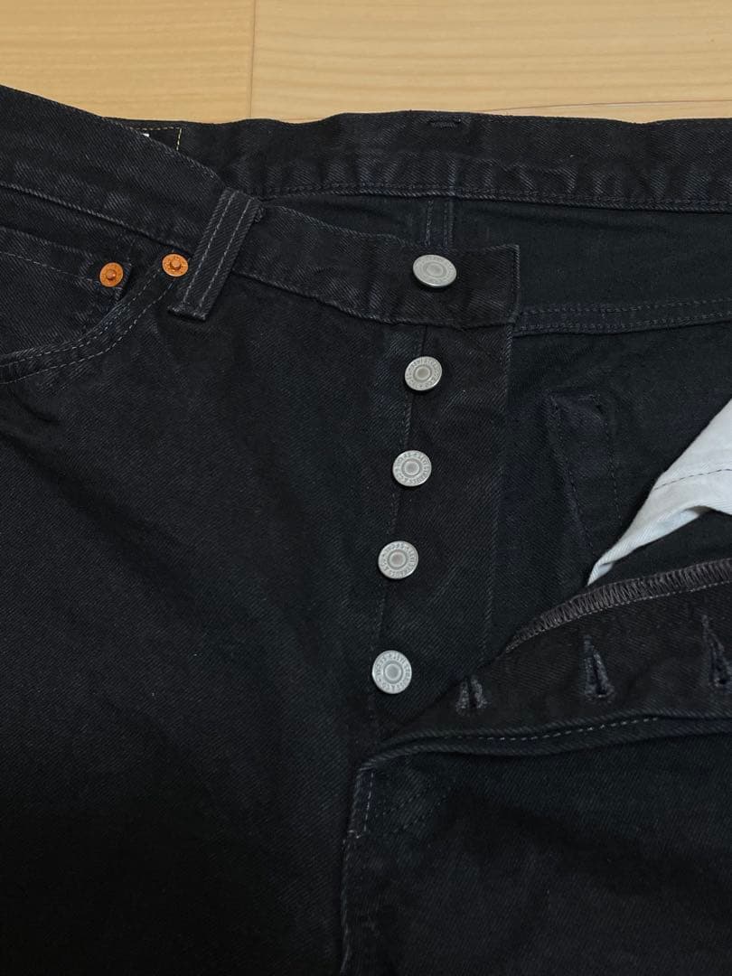 リーバイス 501 ブラック デニム BLACK 赤耳 サークルRタブ ビックE