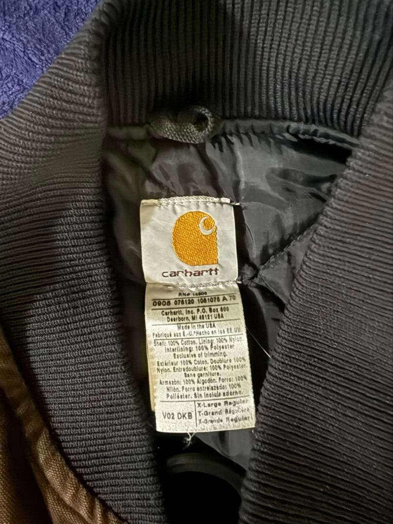 Carhartt ダックベスト　USA製　DKB